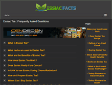 Tablet Screenshot of essiacfacts.com